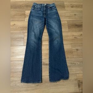 SLVRLAKE Premium Denim High-Rise Bootcut Jeans Dark Wash Size 26 Made in USA